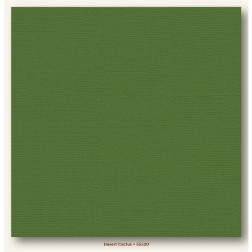 My Colors Cardstock - My Minds Eye - 12 x 12 Canvas Cardstock - Desert Cactus