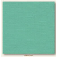 My Colors Cardstock - My Minds Eye - 12 x 12 Canvas Cardstock - Spearmint