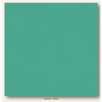 My Colors Cardstock - My Minds Eye - 12 x 12 Canvas Cardstock - Seafoam