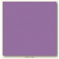 My Colors Cardstock - My Minds Eye - 12 x 12 Canvas Cardstock - Wildflower