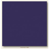 My Colors Cardstock - My Minds Eye - 12 x 12 Canvas Cardstock - Concord Jam