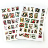 Maker Forte - Ephemera - Vintage Holiday Postage Stamps