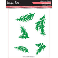 Maker Forte - Stencils - Pine Branches