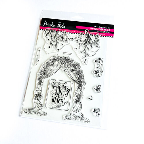 Maker Forte - Say You Will Collection - Clear Photopolymer Stamps - Happily Ever After