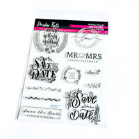 Maker Forte - Say You Will Collection - Clear Photopolymer Stamps - Save the Date
