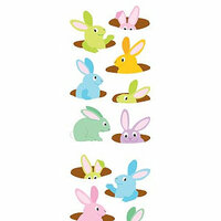 Mrs. Grossman's - Easter Celebrations Collection - Standard Stickers - Chubby Bunnies