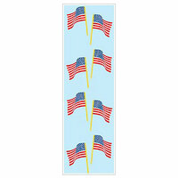 Mrs. Grossman's - Patriotic Celebrations Collection - Standard Stickers - Small Flags