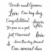 Mrs. Grossman's - Wedding Celebrations Collection - Giant Standard Stickers - Wedding Captions