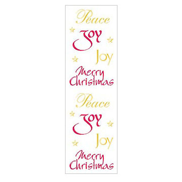 Mrs. Grossman's - Christmas Celebrations Collection - Reflections Stickers - Holiday Wishes