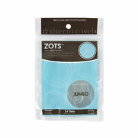 Therm O Web - Memory Zots - Clear Adhesive Dots - Removable - Singles - Jumbo