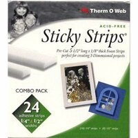 Therm O Web - Sticky Strips White, CLEARANCE