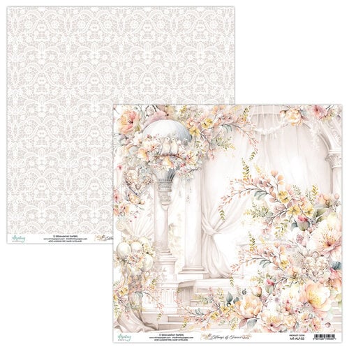 Mintay Papers - Always And Forever Collection - 12 x 12 Double Sided Paper - Sheet 03