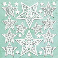 Mintay Papers - Embellishments - Chippies - Christmas Stars