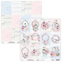 Mintay Papers - Elodie Collection - 12 x 12 Double Sided Paper - Sheet 06