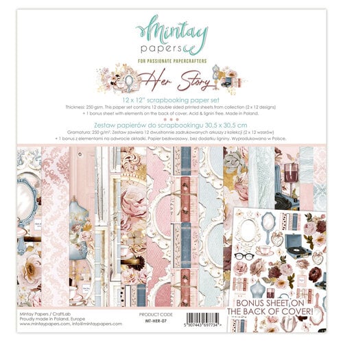 Mintay Papers - Her Story Collection - 12 x 12 Paper Pack