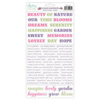 Mintay Papers - Lilac Garden Collection - 6 x 12 Stickers - Words