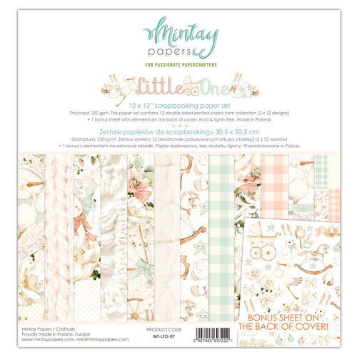 Mintay Papers - Little One Collection - 12 x 12 Paper Pack