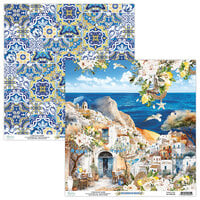 Mintay Papers - Mediterranean Heaven Collection - 12 x 12 Double Sided Paper - Sheet 02