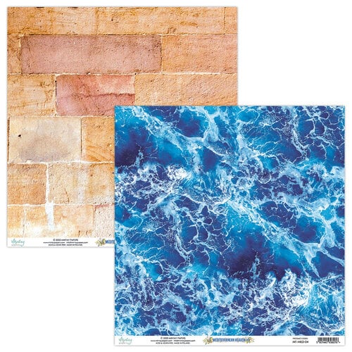 Mintay Papers - Mediterranean Heaven Collection - 12 x 12 Double Sided Paper - Sheet 04