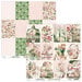 Mintay Papers - Peony Garden Collection - 12 x 12 Double Sided Paper - Sheet 06