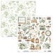 Mintay Papers - Rustic Charms Collection - 12 x 12 Double Sided Paper - Elements