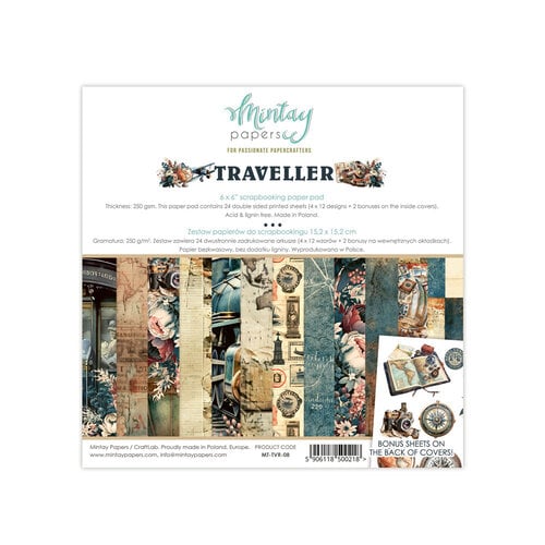 Mintay Papers - Traveller Collection - 6 x 6 Paper Pad