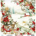 Mintay Papers - White Christmas Collection - 12 x 12 Double Sided Paper - Sheet 01