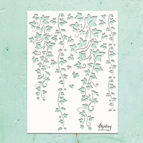 Mintay Papers - Kreativa Collection - 6 x 8 Stencil - Ivy