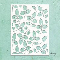 image of Mintay Papers - Kreativa Collection - 6 x 8 Stencil - Rose Leaves