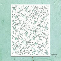 image of Mintay Papers - Kreativa Collection - 6 x 8 Stencil - Floral Swirls