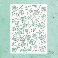 image of Mintay Papers - Kreativa Collection - 6 x 8 Stencil - Rosebuds