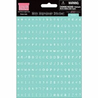 My Little Shoebox - Cardstock Stickers - Mini Alphabet - Seaside