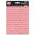 My Little Shoebox - Cardstock Stickers - Mini Alphabet - Cherry Blossom