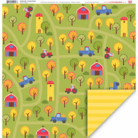 My Little Shoebox - Simple Life Collection - 12 x 12 Double Sided Paper - Country Road