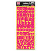 My Little Shoebox - Glittered Cardstock Stickers - Alphabet - Bubblegum, CLEARANCE