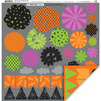 My Little Shoebox - Trick or Treat Collection - Halloween - 3 Dimensional Roll Up Flower