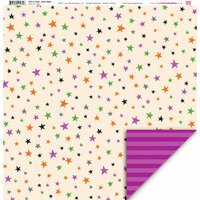 My Little Shoebox - Trick or Treat Collection - Halloween - 12 x 12 Double Sided Paper - Starry Night