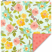 My Little Shoebox - Enchanted Garden Collection - 12 x 12 Double Sided Paper - Classy