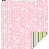 My Little Shoebox - Winter Wonderland Collection - 12 x 12 Double Sided Paper - Starburst