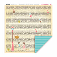 My Little Shoebox - Happy Go Lucky Collection - 12 x 12 Double Sided Paper - Love Notes