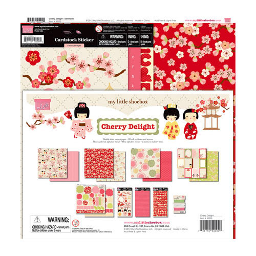 My Little Shoebox - Cherry Delight Collection - 12 x 12 Collection Kit