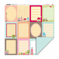 My Little Shoebox - Coming Home Collection - 12 x 12 Double Sided Paper - Urban Green