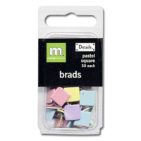 Making Memories Brads - Square - Pastel
