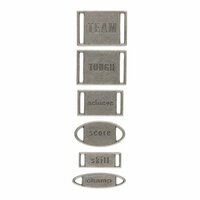 Making Memories Ribbon Labels - Sports, CLEARANCE