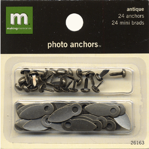 Making Memories Photo Anchors - Antique with Brads