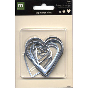 Making Memories - Tag Maker Rim Package - Heart Rims