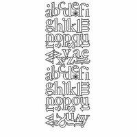 Making Memories - Wall Text Alphabets - Classic Lower White, CLEARANCE