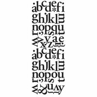 Making Memories - Wall Text Alphabets - Classic Lower Black, CLEARANCE