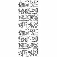 Making Memories - Wall Text Alphabets - Classic Upper White, CLEARANCE