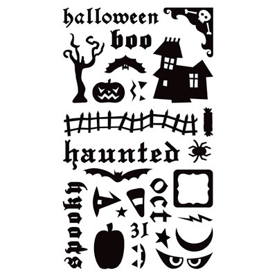 Making Memories - Foam Stamps - Halloween Collection - Halloween 3, CLEARANCE